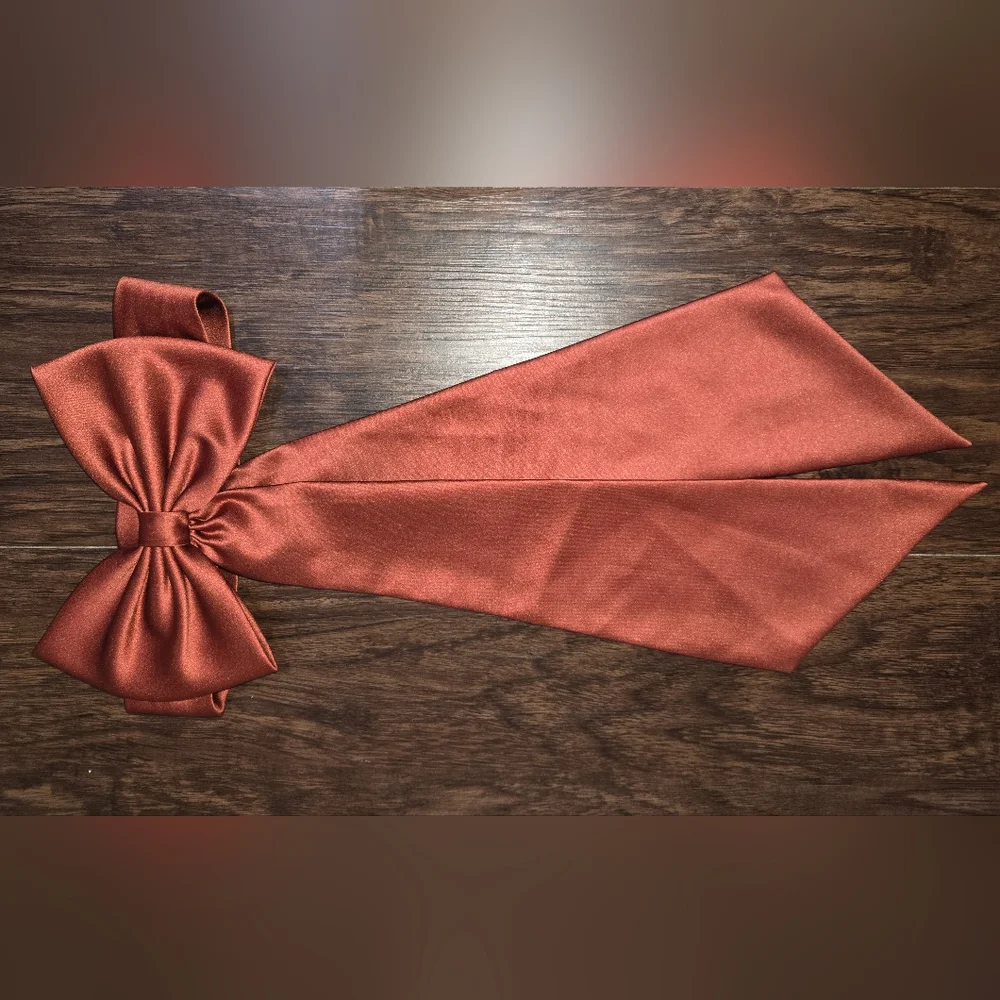 Satin bow Belt Cinnamon GIRLS